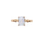 Bague Bague Aigue-marine Or jaune 58 Facettes