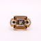 Bague Bague Tank Ajourée et diamant 58 Facettes