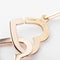 Collier Collier or rose Dinh Van formant 2 cœurs 58 Facettes