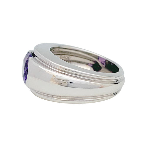 Bague 48 Bague Boucheron, "Roxane", or blanc améthyste. 58 Facettes 31215