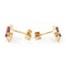 Boucles d'oreilles Boucles d'oreilles Puces Or jaune Rubis 58 Facettes 1667885CN