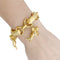 Bracelet Bracelet vintage, "Chérubins Musiciens", or jaune. 58 Facettes 33341