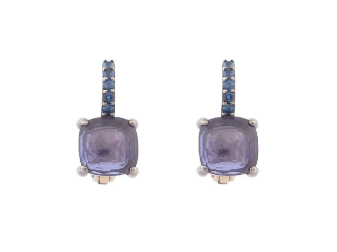 Boucles d'oreilles boucles d'oreilles POMELLATO baby iolite diamant or jaune 18k 58 Facettes 254341