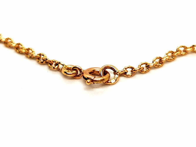 Collier Collier Maille ciselée Or jaune 58 Facettes 1637043CN