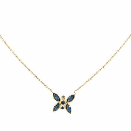 Collier Collier Pendentif Or jaune Saphir 58 Facettes 2052058CN