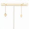 Boucles d'oreilles Boucles d'oreilles or trèfles 58 Facettes CVBO5