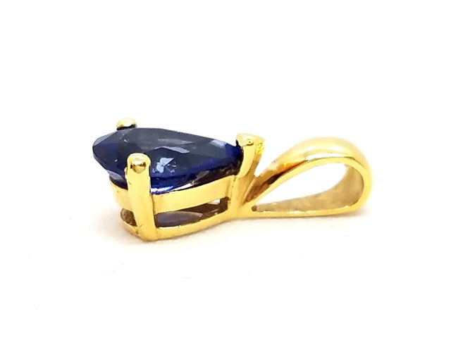 Pendentif Pendentif Or jaune Saphir 58 Facettes 06565CD