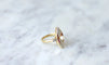 Bague Bague Marquise Art Deco perle, diamants 58 Facettes