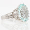 Bague 53 Bague aigue-marine diamants années 60 58 Facettes 20-152-48