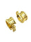 Boucles d'oreilles BVLGARI. Collection BZero1, boucles d’oreilles or jaune 18K 58 Facettes