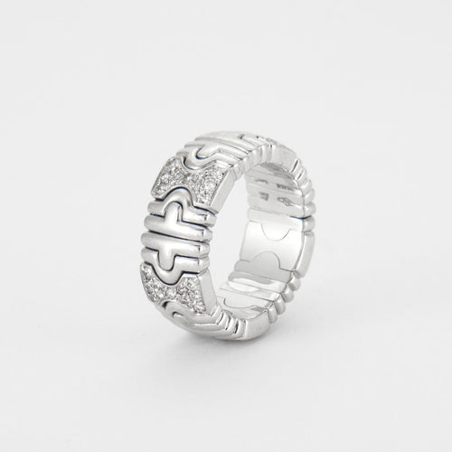 Bague 53 BULGARI - Anneau Parentesis 58 Facettes