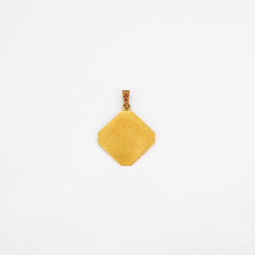Pendentif Médaille Chérubin en Or jaune 58 Facettes