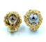 Boucles d'oreilles Gilbert Albert. Boucles d’oreilles or jaune, diamants et billes interchangeables. 58 Facettes