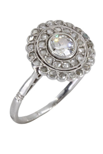 Bague BAGUE DIAMANTS ART-DÉCO 58 Facettes 060441