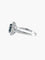Bague BAGUE MARGUERITE SAPHIR ET DIAMANTS OR BLANC 58 Facettes