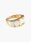 Bague 51 Bague Jarretière Opales Diamants 58 Facettes