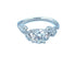Bague 52 Solitaire De Beers platine et diamants dont 1.01GIA 58 Facettes