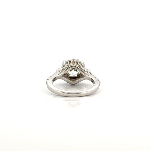 Bague 48 Bague Solitaire en diamants centre 0,80 carat certifié GIA 58 Facettes