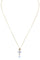 Collier COLLIER MODERNE CALCÉDOINES ET SAPHIRS 58 Facettes 052211