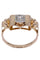 Bague 54 BAGUE DIAMANT ANNÉES 50' 58 Facettes 067691