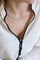 Collier Collier Câble 2 Ors réversible maille oméga 58 Facettes