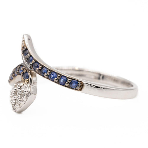 Bague 50 Bague Or blanc Saphir 58 Facettes 2303525CN