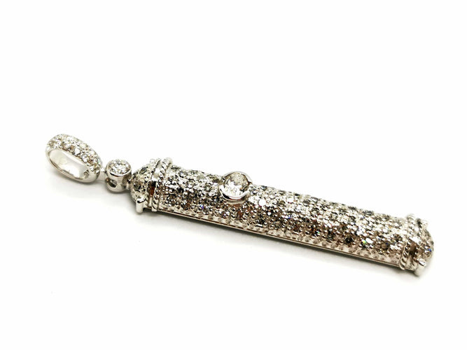 Pendentif Pendentif Or blanc Diamant 58 Facettes 1091766CN