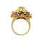 Bague 55 Bague Sterlé en or jaune et diamants. 58 Facettes 31575