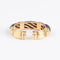 Bracelet Bracelet jonc OJ Perrin en or jaune et bois d'amourette 58 Facettes 0