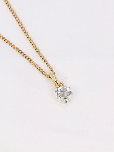 Pendentif Pendentif solitaire pierre du Rhin 58 Facettes 836