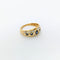 Bague Bague or jaune saphirs 58 Facettes 27203