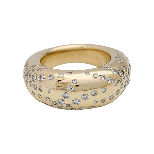 Bague 50 Bague Chaumet, "Anneau Feux d'Artifices", or jaune, diamants. 58 Facettes 31111