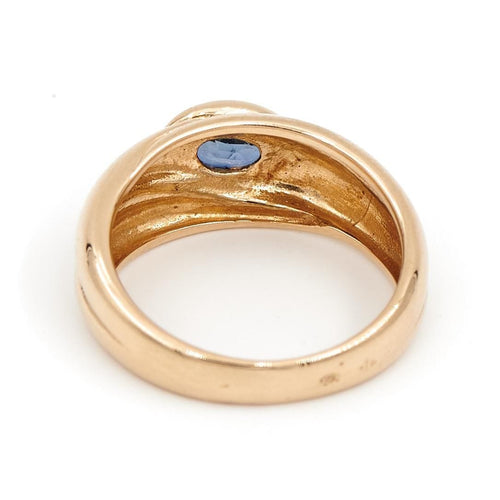 Bague 53 Bague Or jaune Saphir 58 Facettes 1692606CN