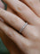Bague 52.5 Demi-Alliance américaine diamants 0,54 ct 58 Facettes J106