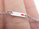 Collier collier POIRAY coeur entrelace mm chaine forcat or blanc 18k 58 Facettes 258177