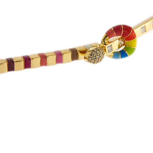 Bracelet Bracelet chakra Email arc-en-ciel Diamants 58 Facettes 31740