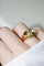 Bague 49.5 Bague Tank retro en or jaune et diamant 58 Facettes