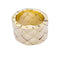 Bague 55 Bague Chanel, Matelassé, or jaune. 58 Facettes 32480