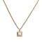 Collier Collier Chopard, "Happy Square Diamond", or jaune, diamant. 58 Facettes 33215