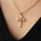 Pendentif Pendentif croix en or jaune et émeraude 58 Facettes 19-455C