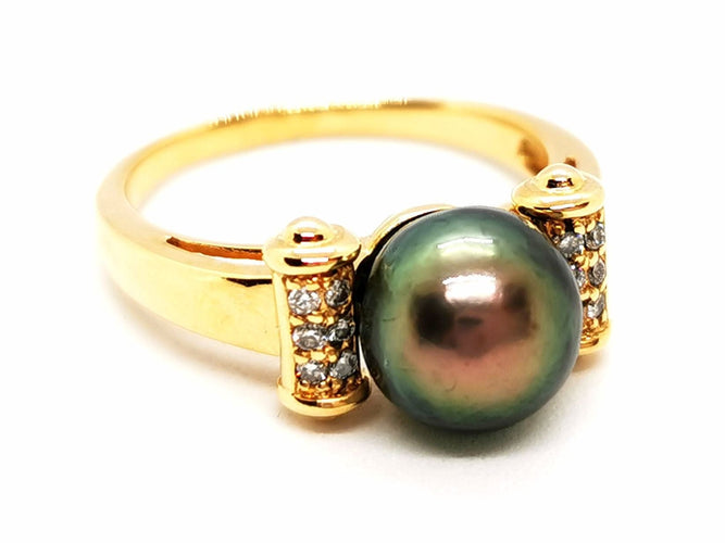 Bague 60 Bague Or jaune Perle 58 Facettes 1501566CN