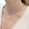 Collier Collier Van Cleef & Arpels, "Vintage Alhambra", or jaune. 58 Facettes 32865