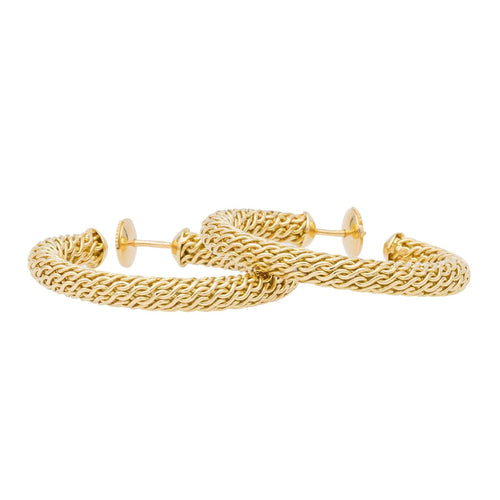 Boucles d'oreilles Boucles d'oreilles Créoles Or jaune 58 Facettes 2468102CN