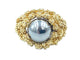 Bague GILBERT ALBERT. Bague or jaune et billes interchangeables 58 Facettes