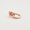 Bague 55 Bague ancienne Toi & Moi Or Diamants 58 Facettes