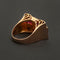 Bague Bague en or jaune, gris, rubis et diamants "Folles années" 58 Facettes 1828