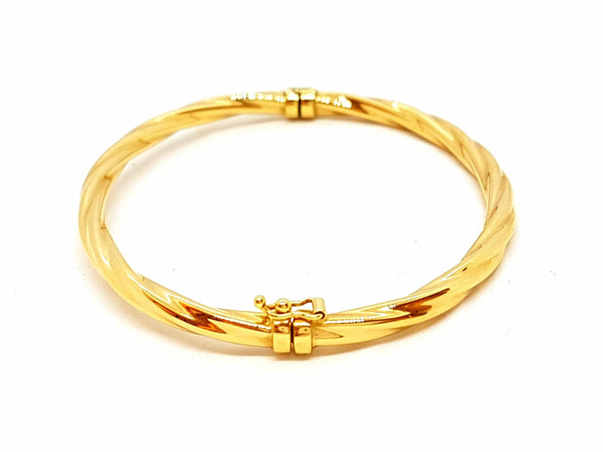 Bracelet Bracelet Jonc Or jaune 58 Facettes 06460CD