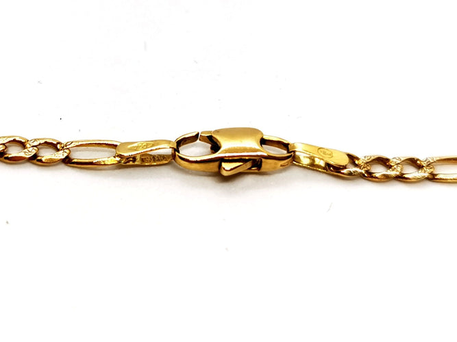 Collier Collier Maille figaro Or jaune 58 Facettes 1141244CD