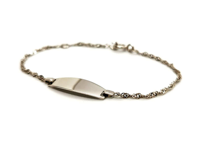 Bracelet Bracelet Gourmette Or blanc 58 Facettes 1152867CD