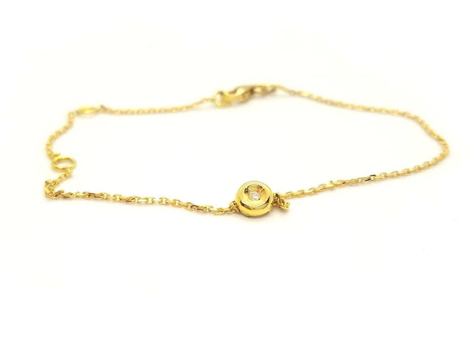 Bracelet Bracelet Or jaune Diamant 58 Facettes 578977RV